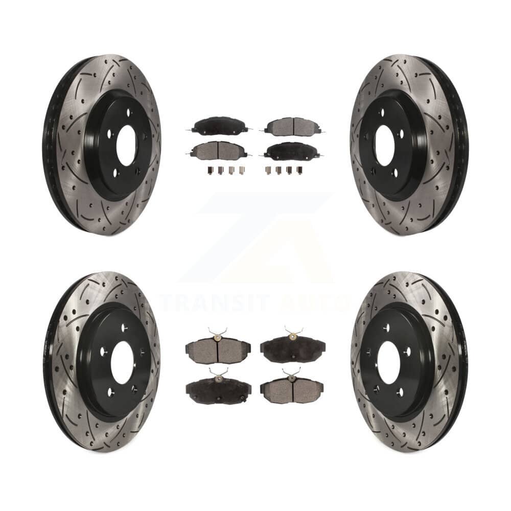 Transit Auto - KDF-100214 - Front and Rear Disc Brake Kits