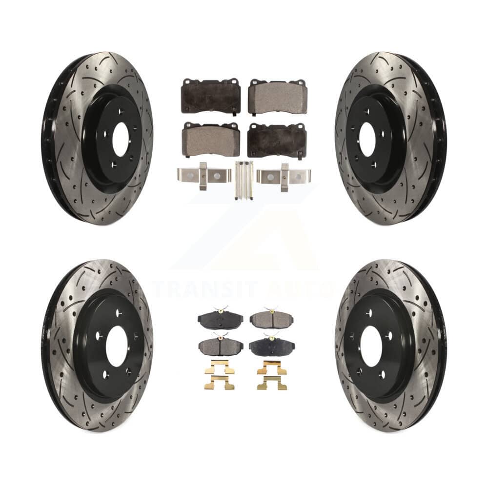Transit Auto - KDF-100215 - Front and Rear Disc Brake Kits