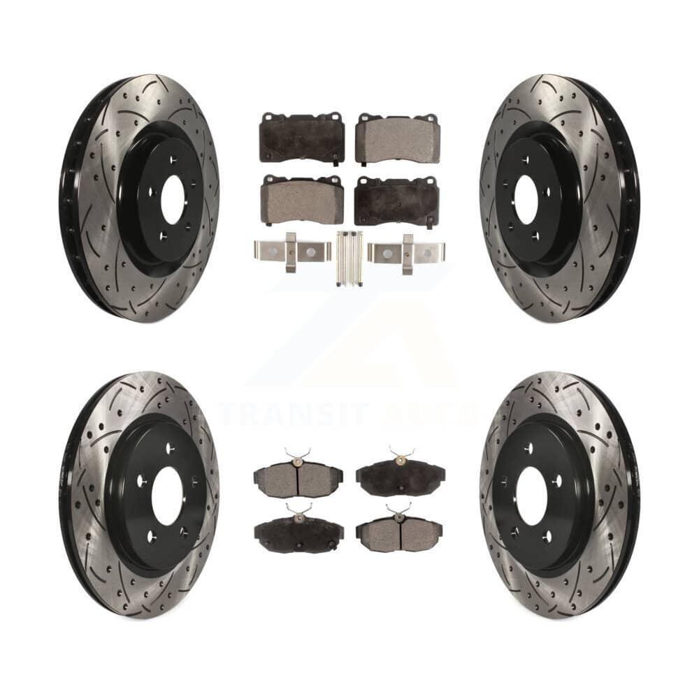 Transit Auto - KDF-100216 - Front and Rear Disc Brake Kits