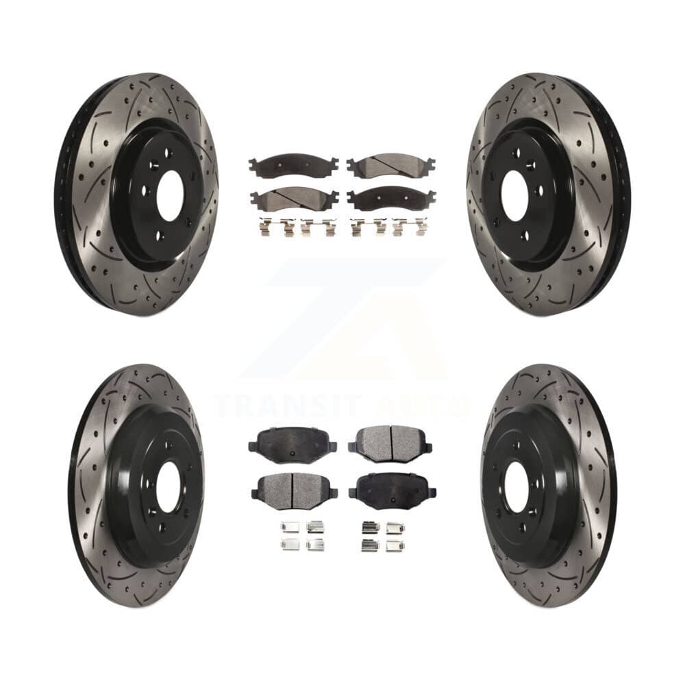 Transit Auto - KDF-100221 - Front and Rear Disc Brake Kits