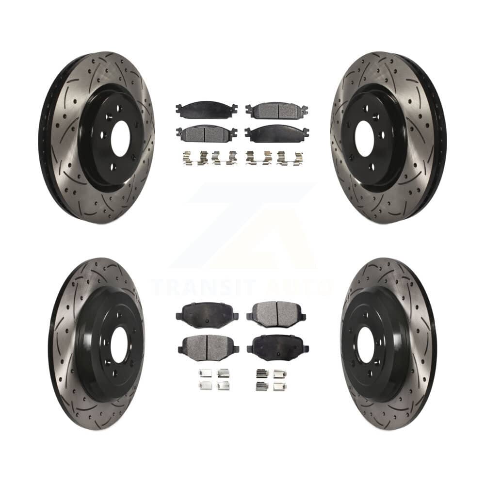 Transit Auto - KDF-100222 - Front and Rear Disc Brake Kits