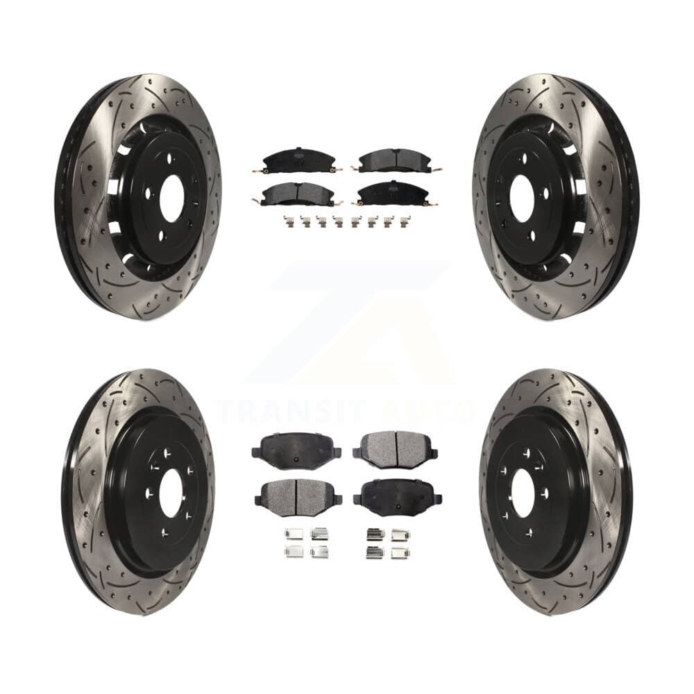 Transit Auto - KDF-100232 - Front and Rear Disc Brake Kits