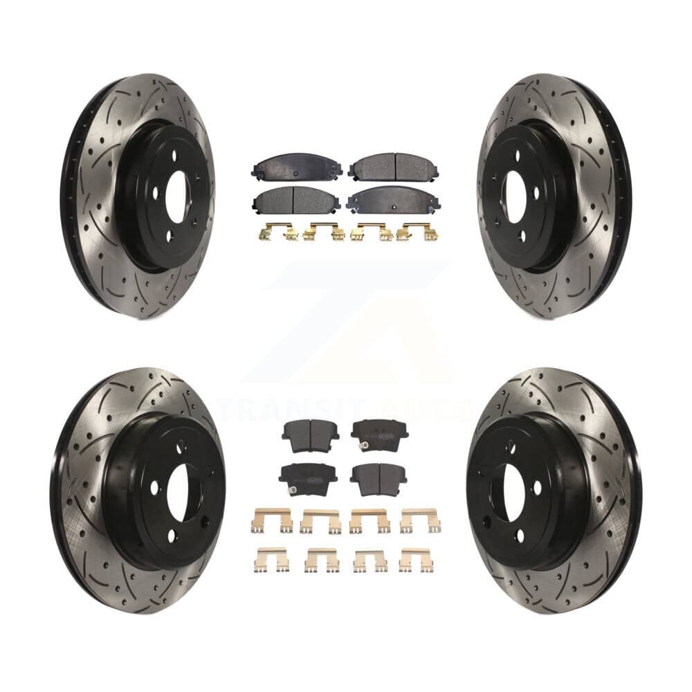 Transit Auto - KDF-100249 - Front and Rear Disc Brake Kits