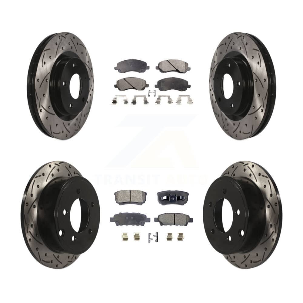 Transit Auto - KDF-100253 - Front and Rear Disc Brake Kits
