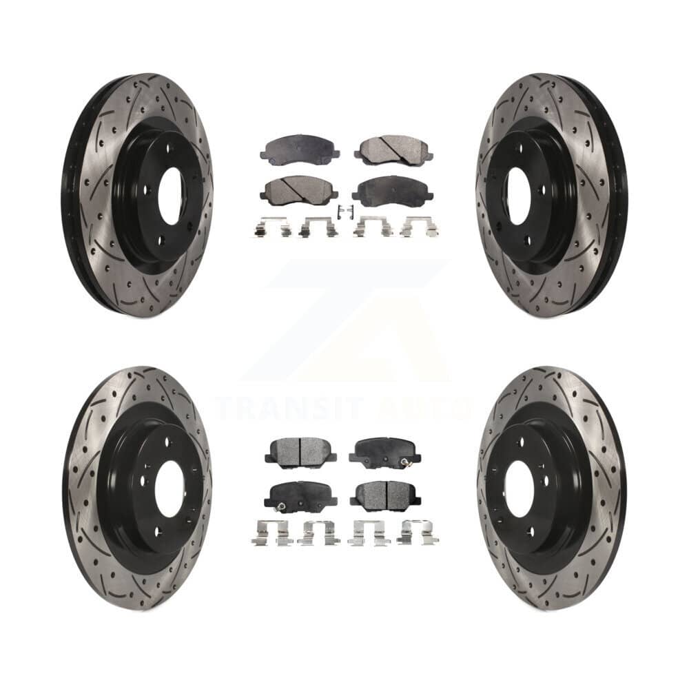 Transit Auto - KDF-100257 - Front and Rear Disc Brake Kits