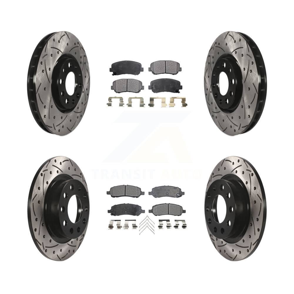 Transit Auto - KDF-100264 - Front and Rear Disc Brake Kits
