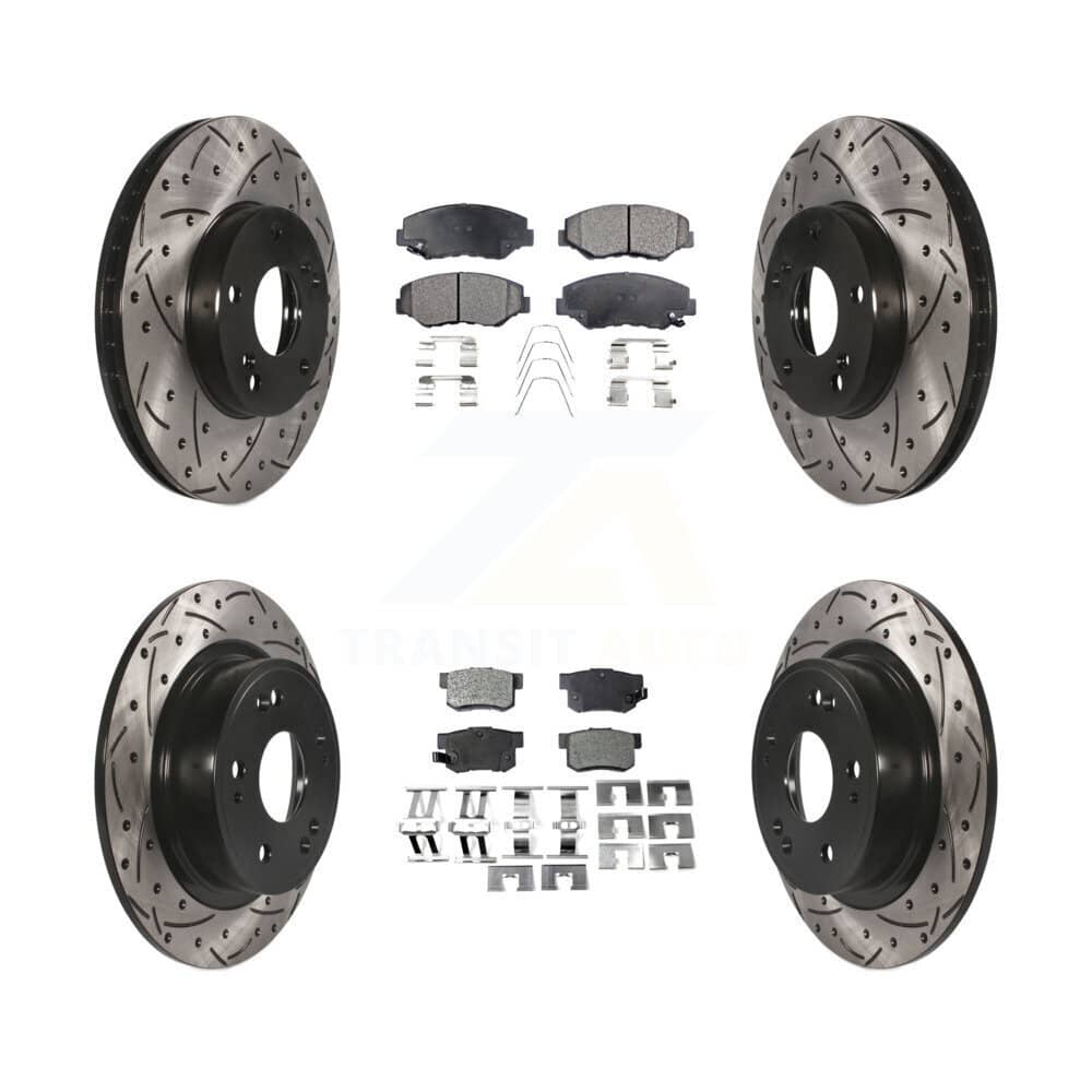 Transit Auto - KDF-100274 - Front and Rear Disc Brake Kits