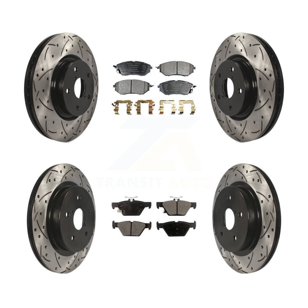 Transit Auto - KDF-100289 - Front and Rear Disc Brake Kits