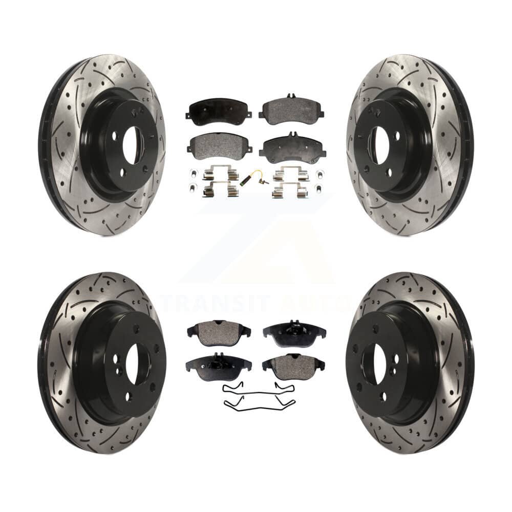 Transit Auto - KDF-100316 - Front and Rear Disc Brake Kits
