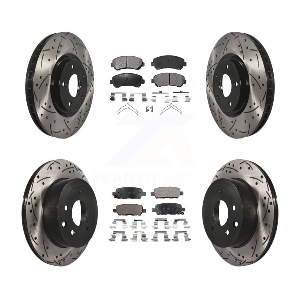 Transit Auto - KDF-100339 - Front and Rear Disc Brake Kits