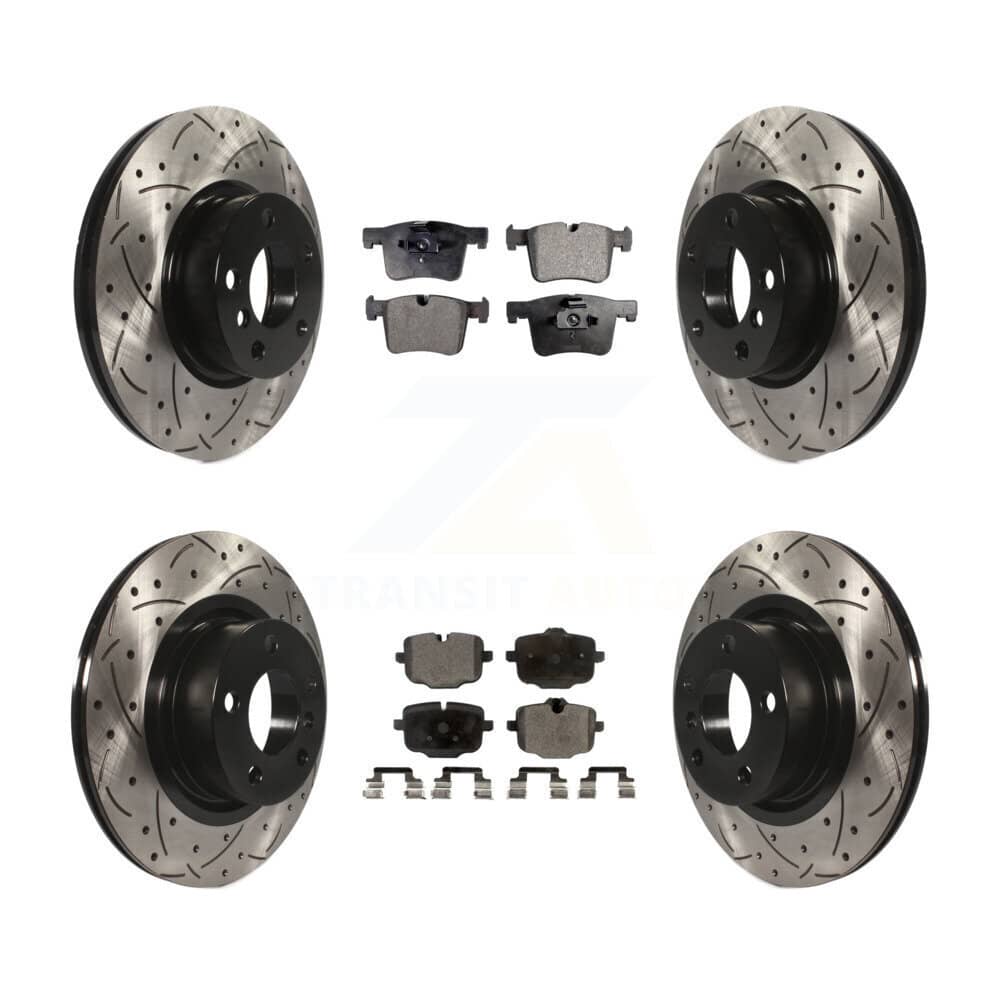 Transit Auto - KDF-100366 - Front and Rear Disc Brake Kits