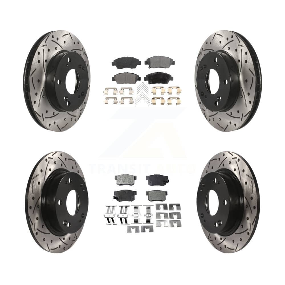 Transit Auto - KDF-100374 - Front and Rear Disc Brake Kits