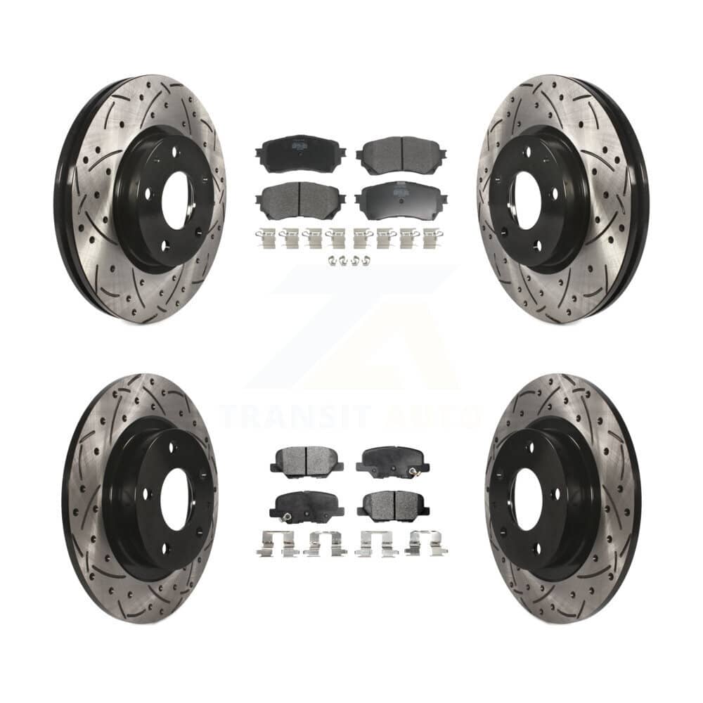 Transit Auto - KDF-100378 - Front and Rear Disc Brake Kits