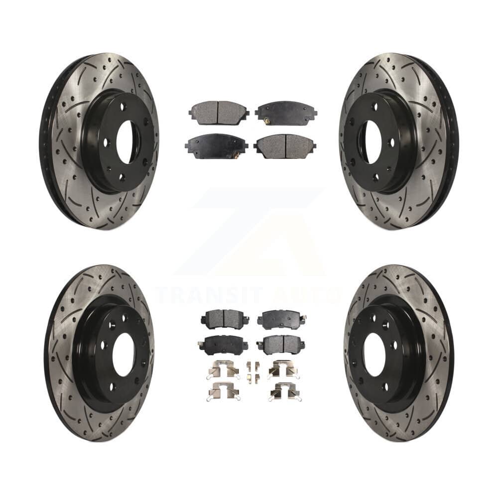 Transit Auto - KDF-100396 - Front and Rear Disc Brake Kits