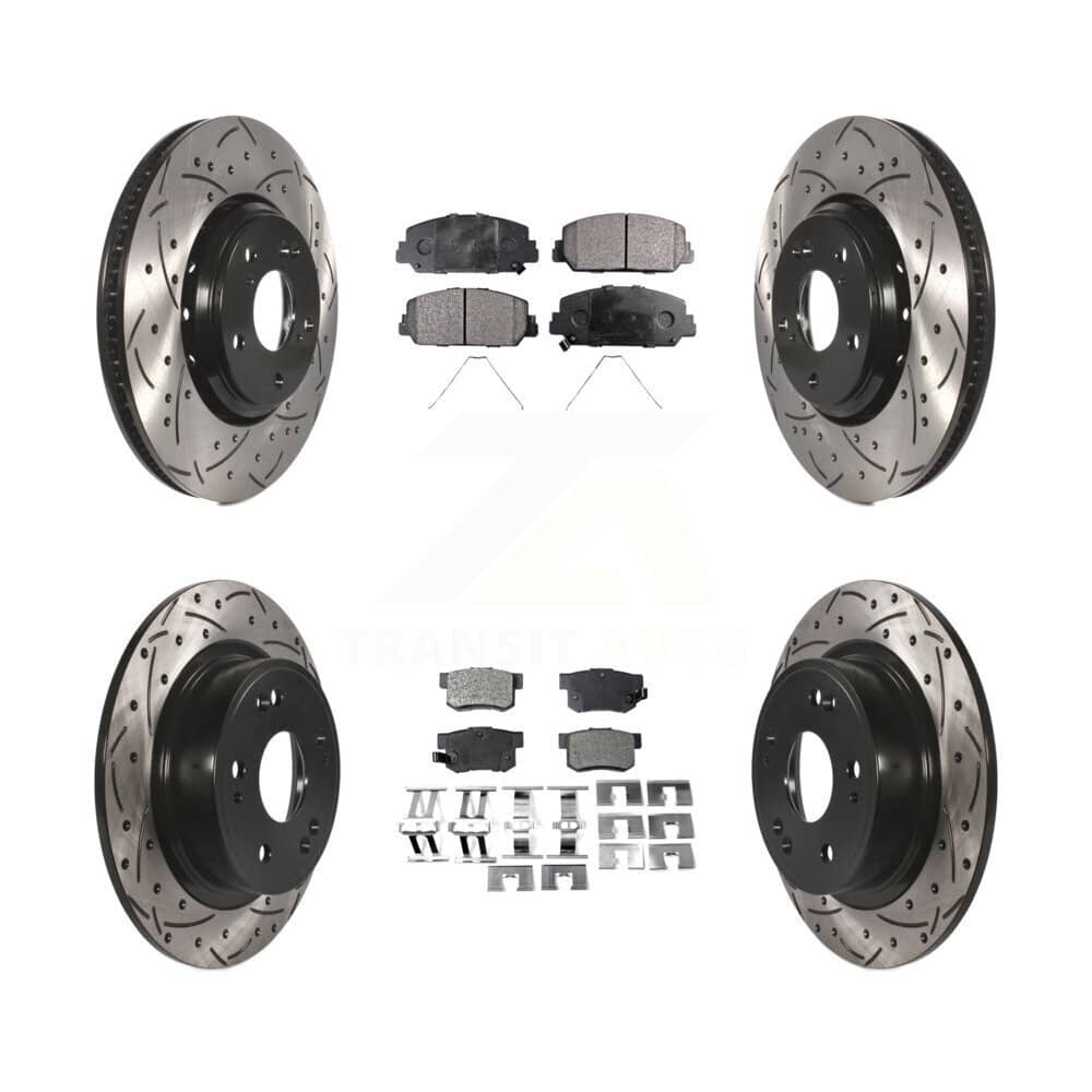 Transit Auto - KDF-100408 - Front and Rear Disc Brake Kits