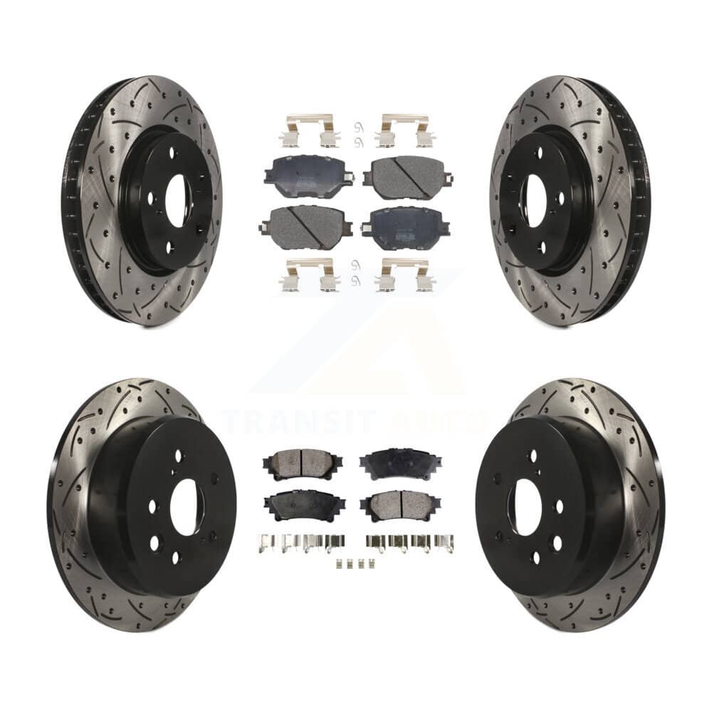 Transit Auto - KDF-100582 - Front and Rear Disc Brake Kits