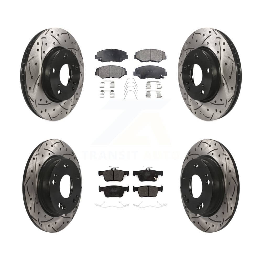 Transit Auto - KDF-100679 - Front and Rear Disc Brake Kits