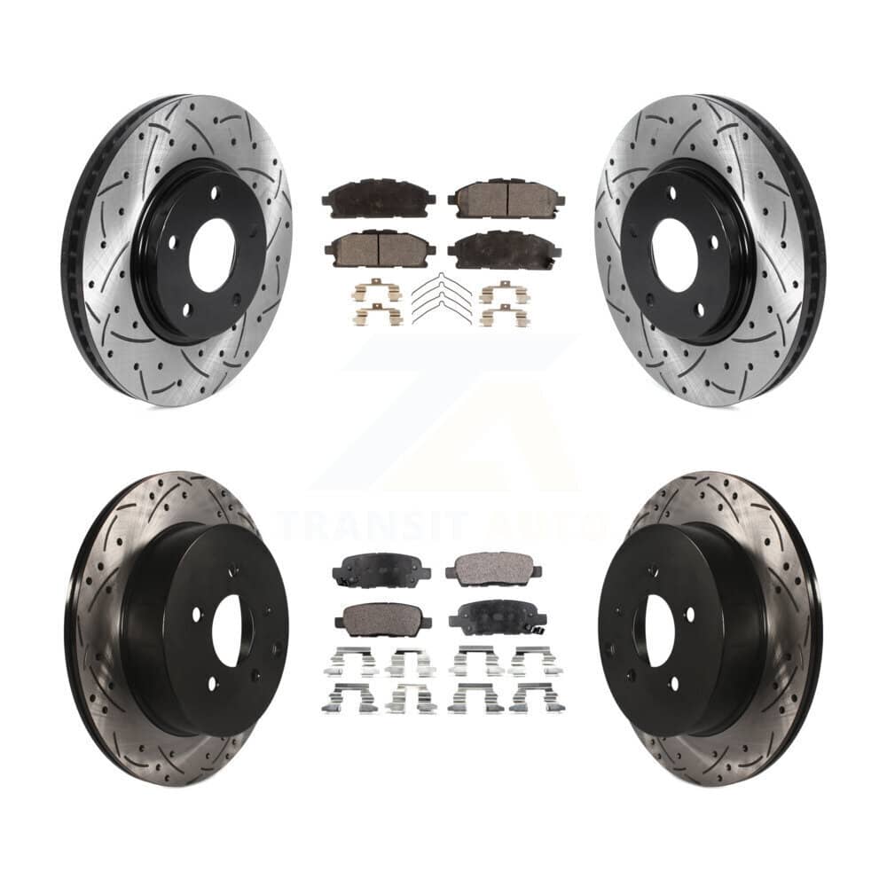Transit Auto - KDF-100806 - Front and Rear Disc Brake Kits