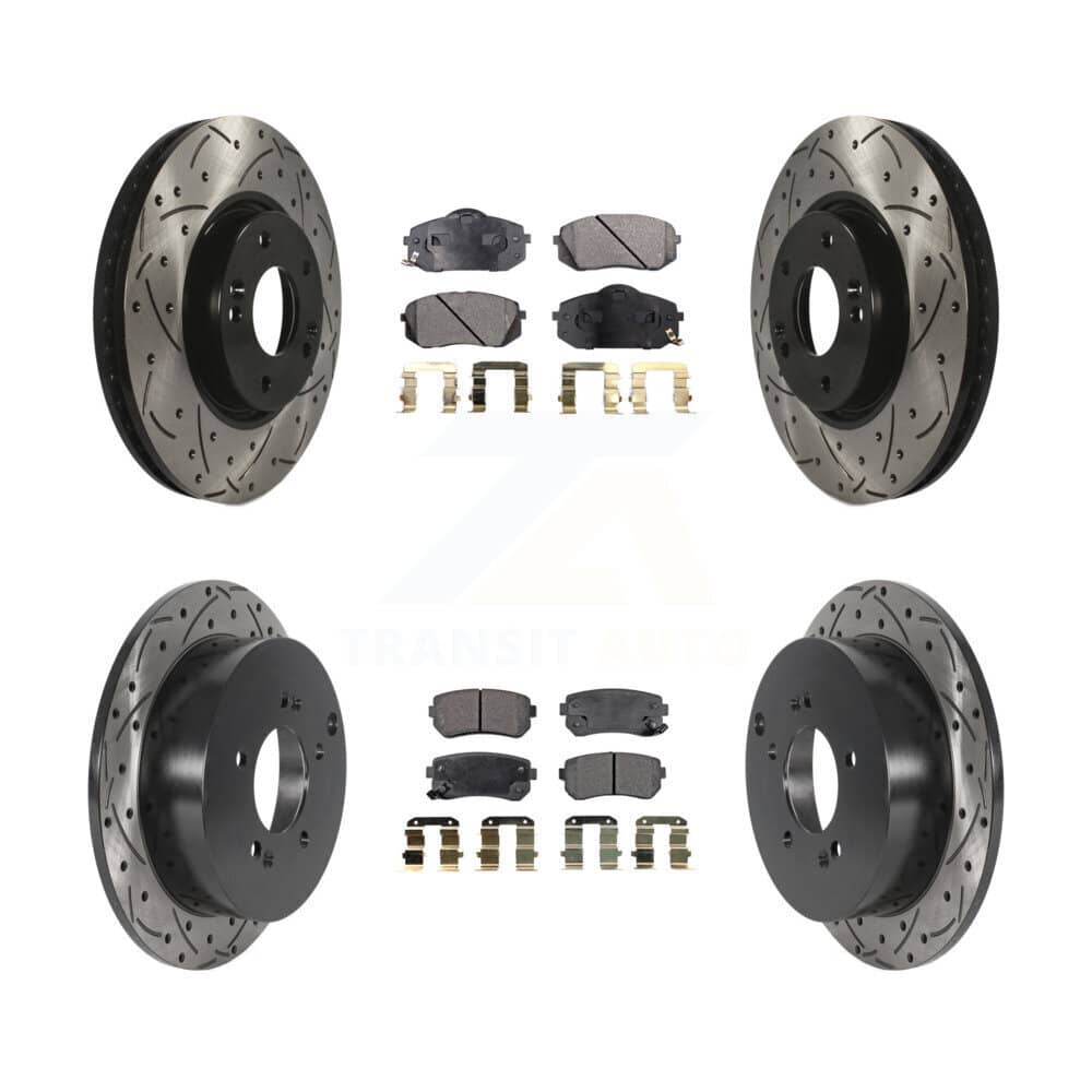 Transit Auto - KDF-100811 - Front and Rear Disc Brake Kits