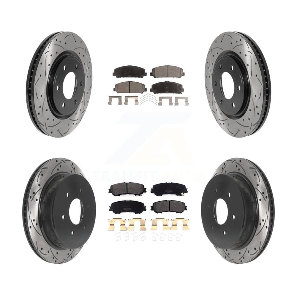Transit Auto - KDF-100822 - Front and Rear Disc Brake Kits