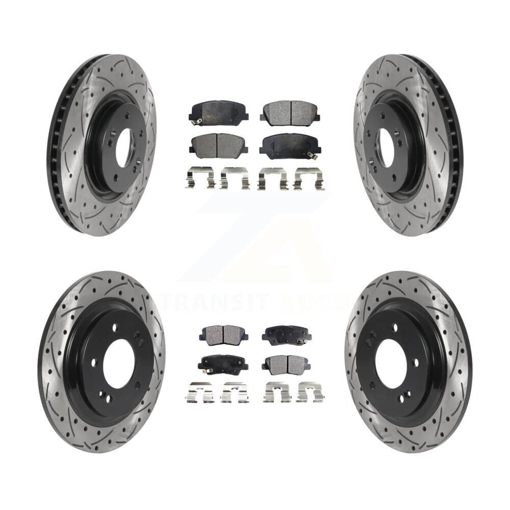 Transit Auto - KDF-100842 - Front and Rear Disc Brake Kits