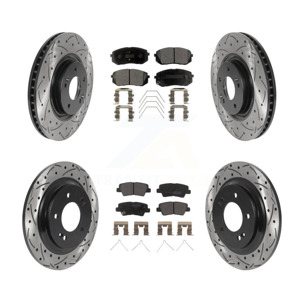 Transit Auto - KDF-100848 - Front and Rear Disc Brake Kits