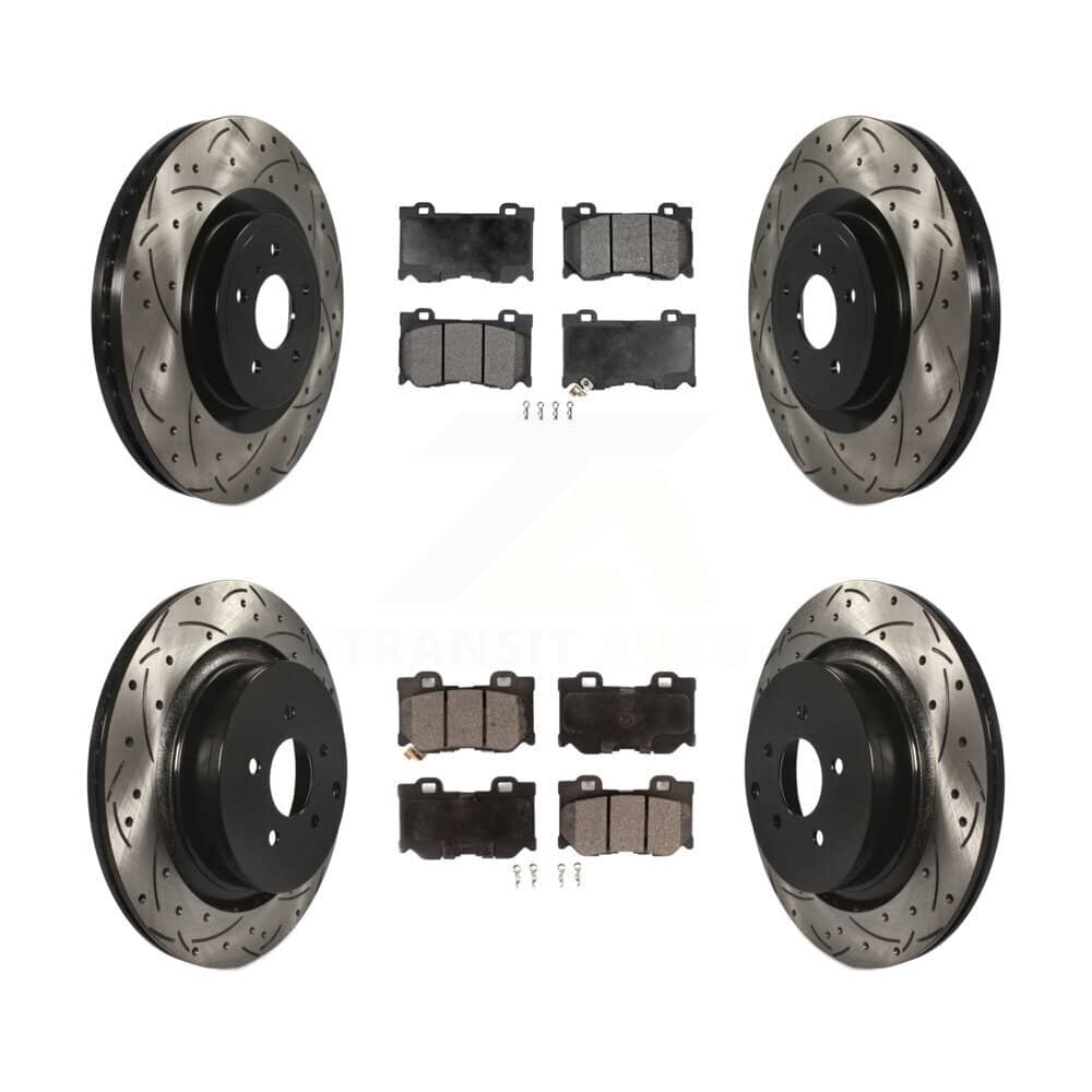 Transit Auto - KDF-100957 - Front and Rear Disc Brake Kits