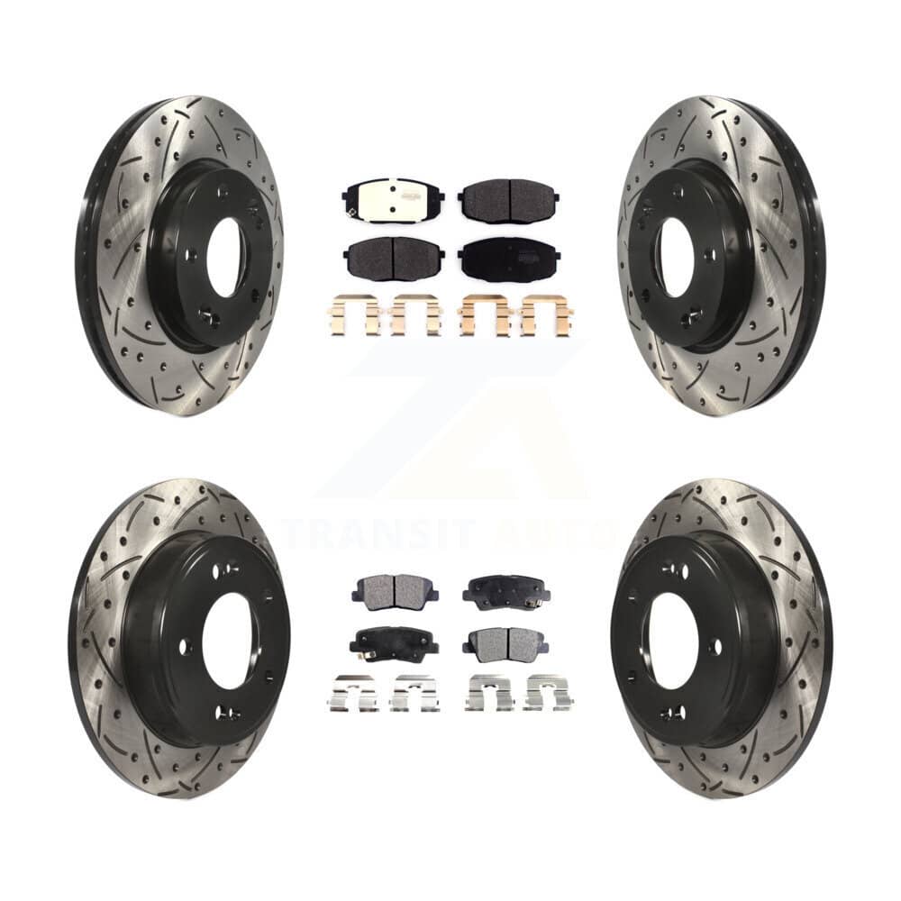 Transit Auto - KDF-100968 - Front and Rear Disc Brake Kits