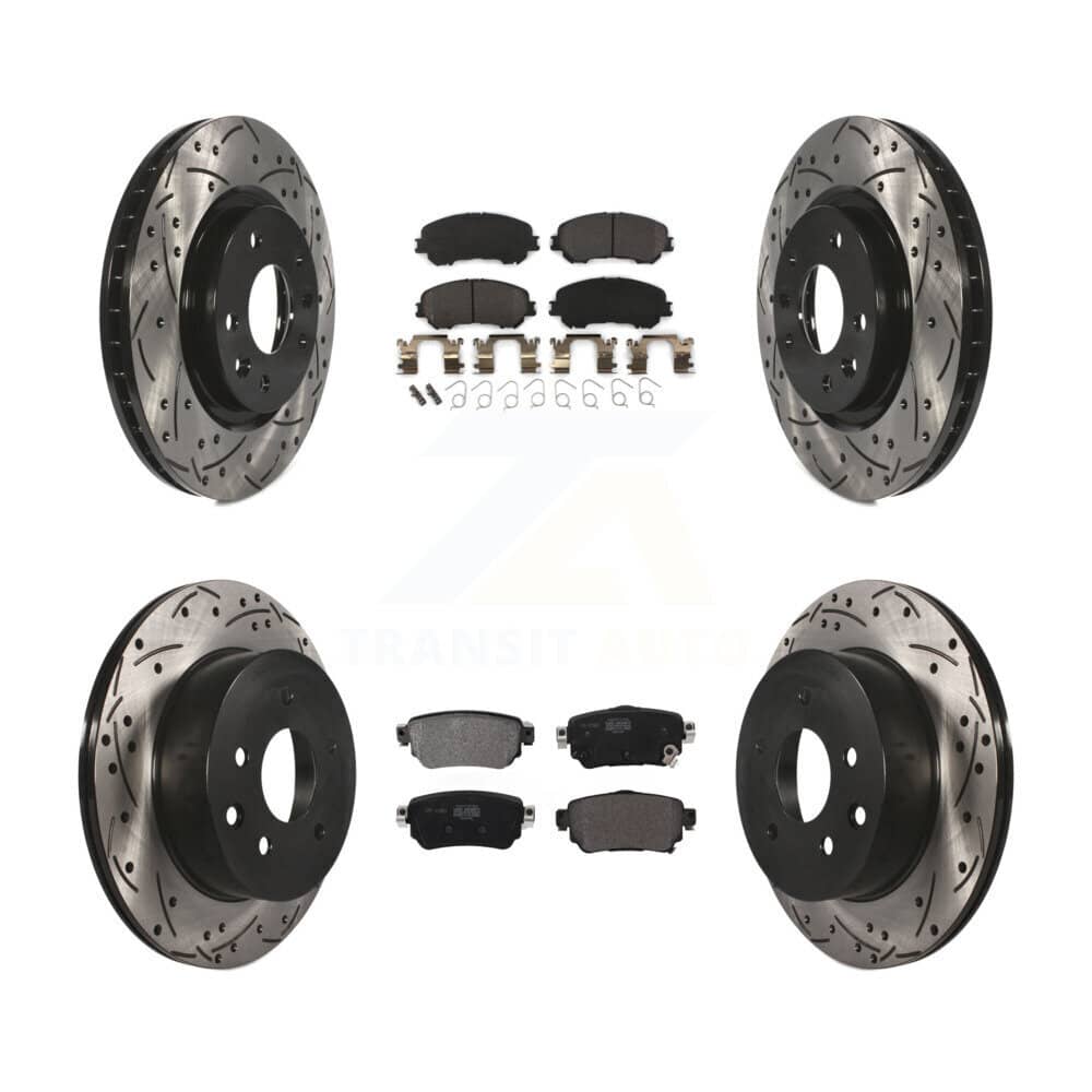 Transit Auto - KDF-101042 - Front and Rear Disc Brake Kits