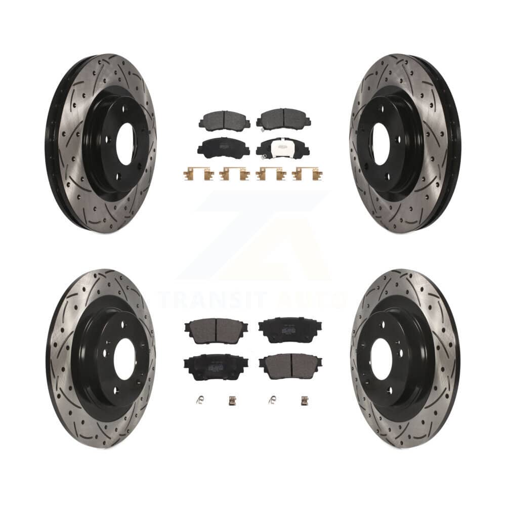 Transit Auto - KDF-101069 - Front and Rear Disc Brake Kits