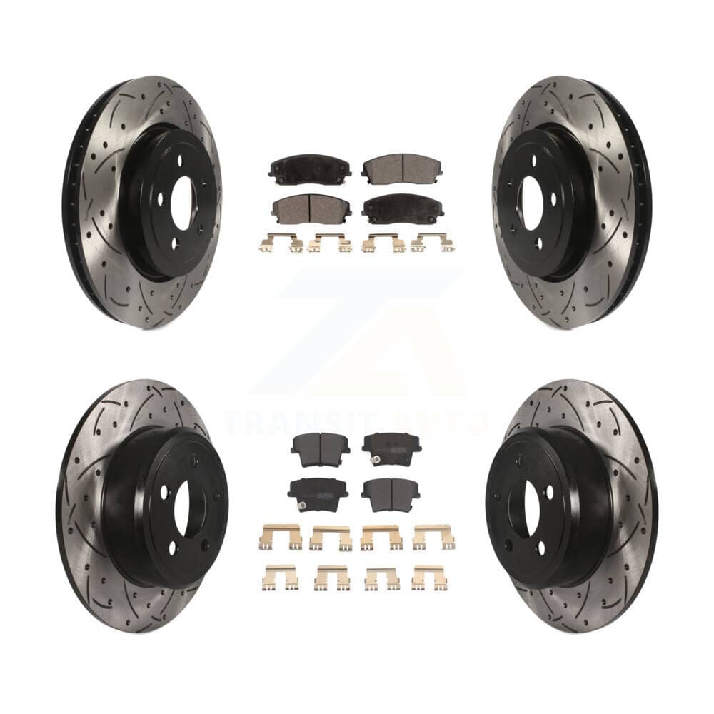 Transit Auto - KDF-101078 - Front and Rear Disc Brake Kits