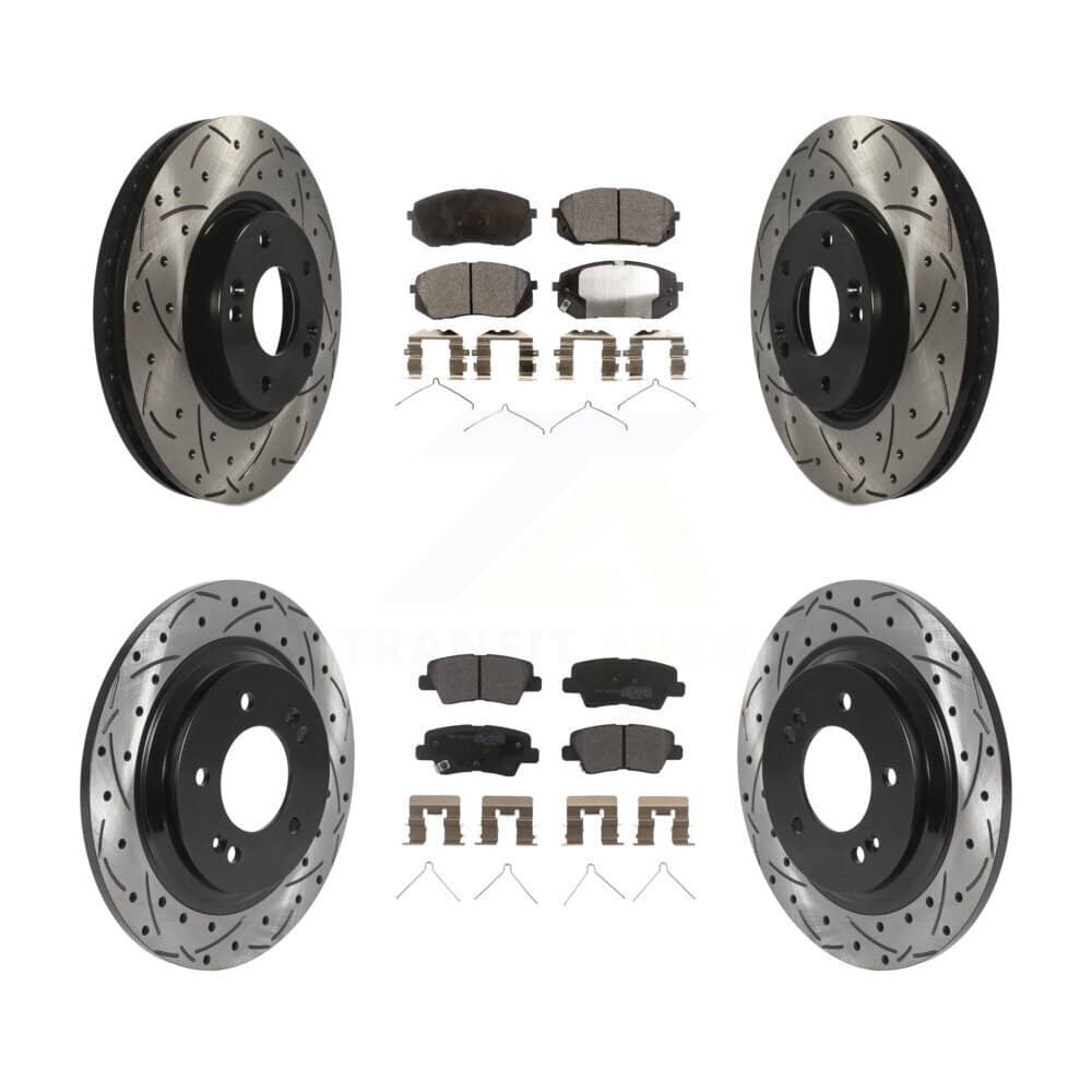Transit Auto - KDF-101129 - Front and Rear Disc Brake Kits