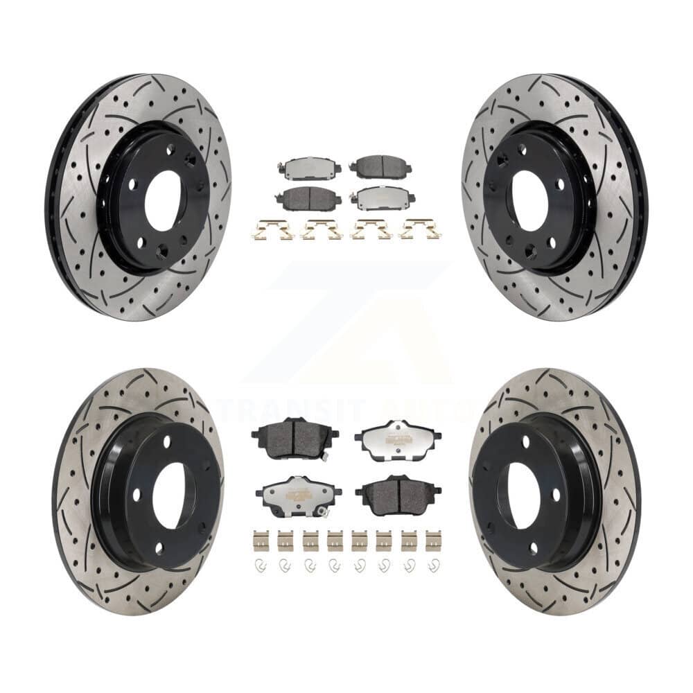 Transit Auto - KDF-101175 - Front and Rear Disc Brake Kits