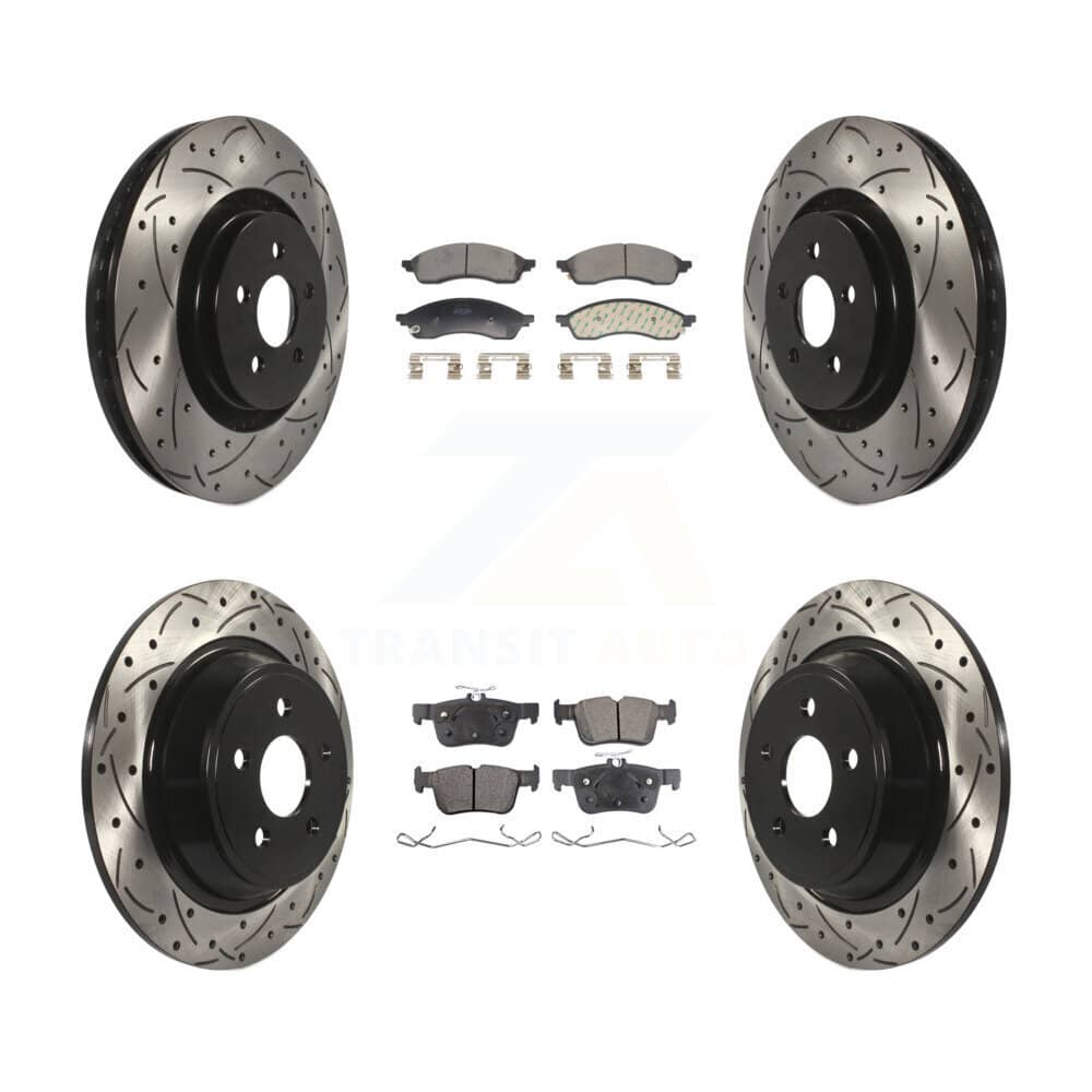 Transit Auto - KDF-101304 - Front and Rear Disc Brake Kits