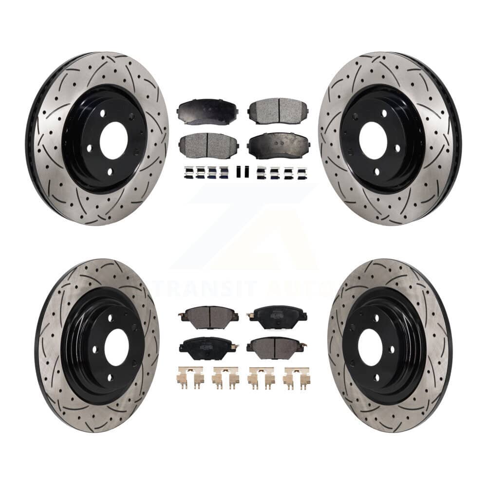 Transit Auto - KDF-101337 - Front and Rear Disc Brake Kits