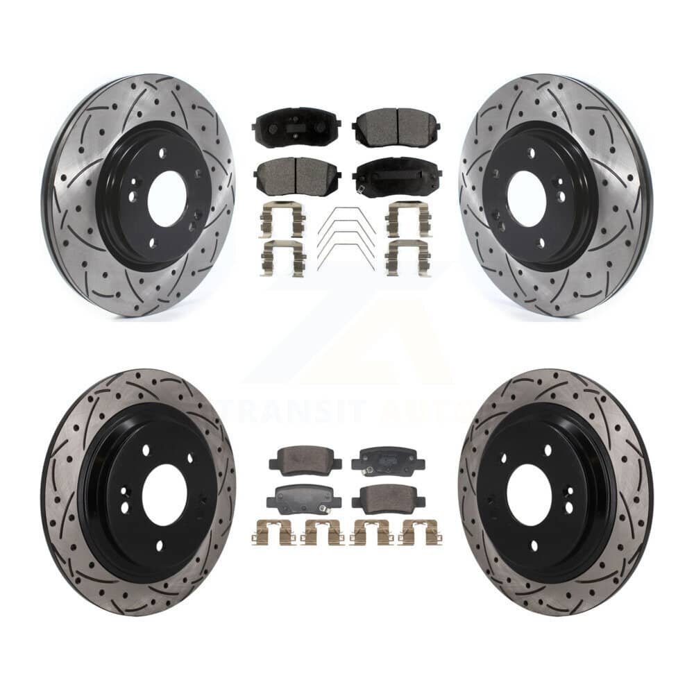 Transit Auto - KDF-101791 - Front and Rear Disc Brake Kits