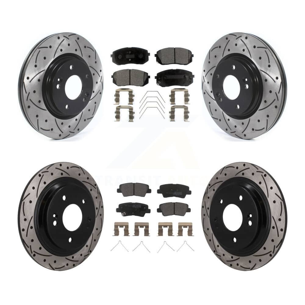 Transit Auto - KDF-101793 - Front and Rear Disc Brake Kits