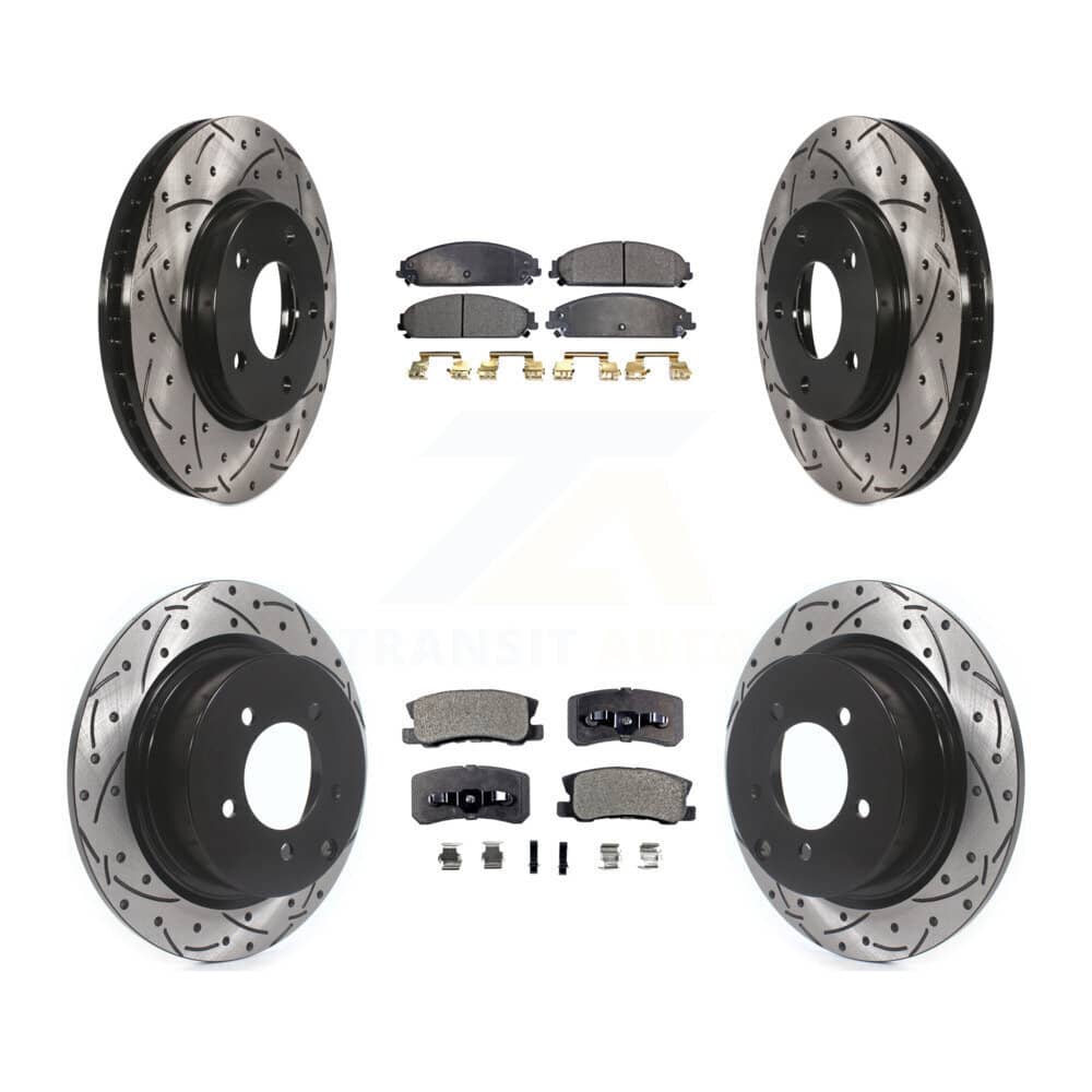 Transit Auto - KDF-101849 - Front and Rear Disc Brake Kits