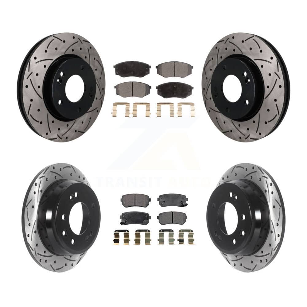 Transit Auto - KDF-101857 - Front and Rear Disc Brake Kits