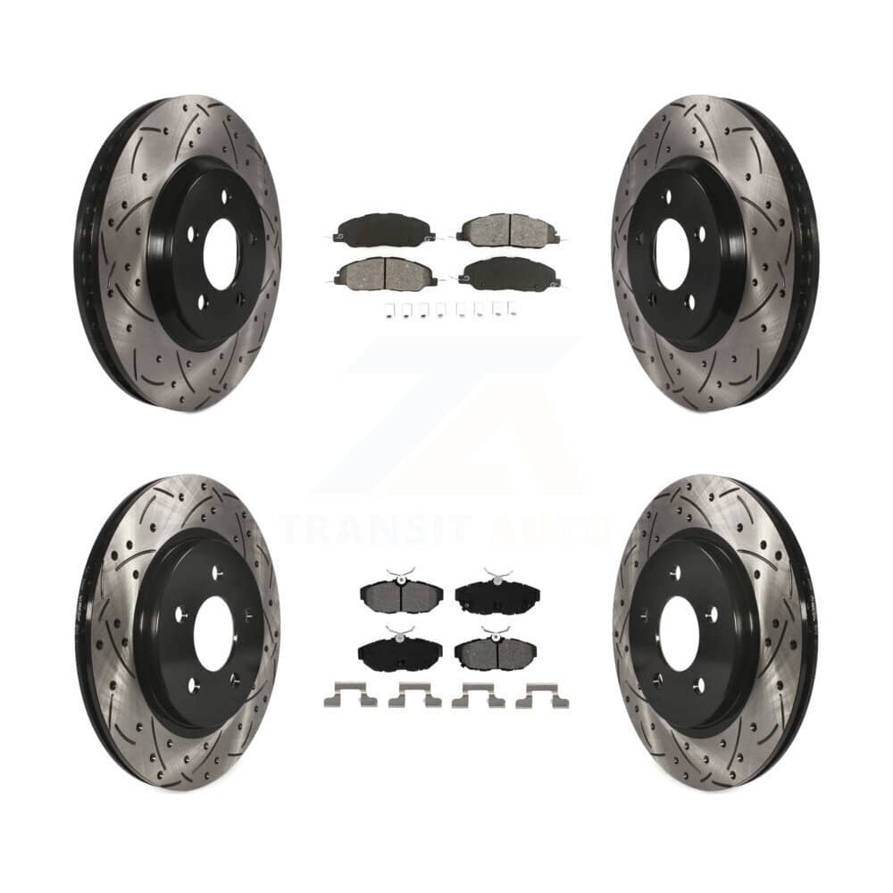 Transit Auto - KDS-100198 - Front and Rear Disc Brake Kits