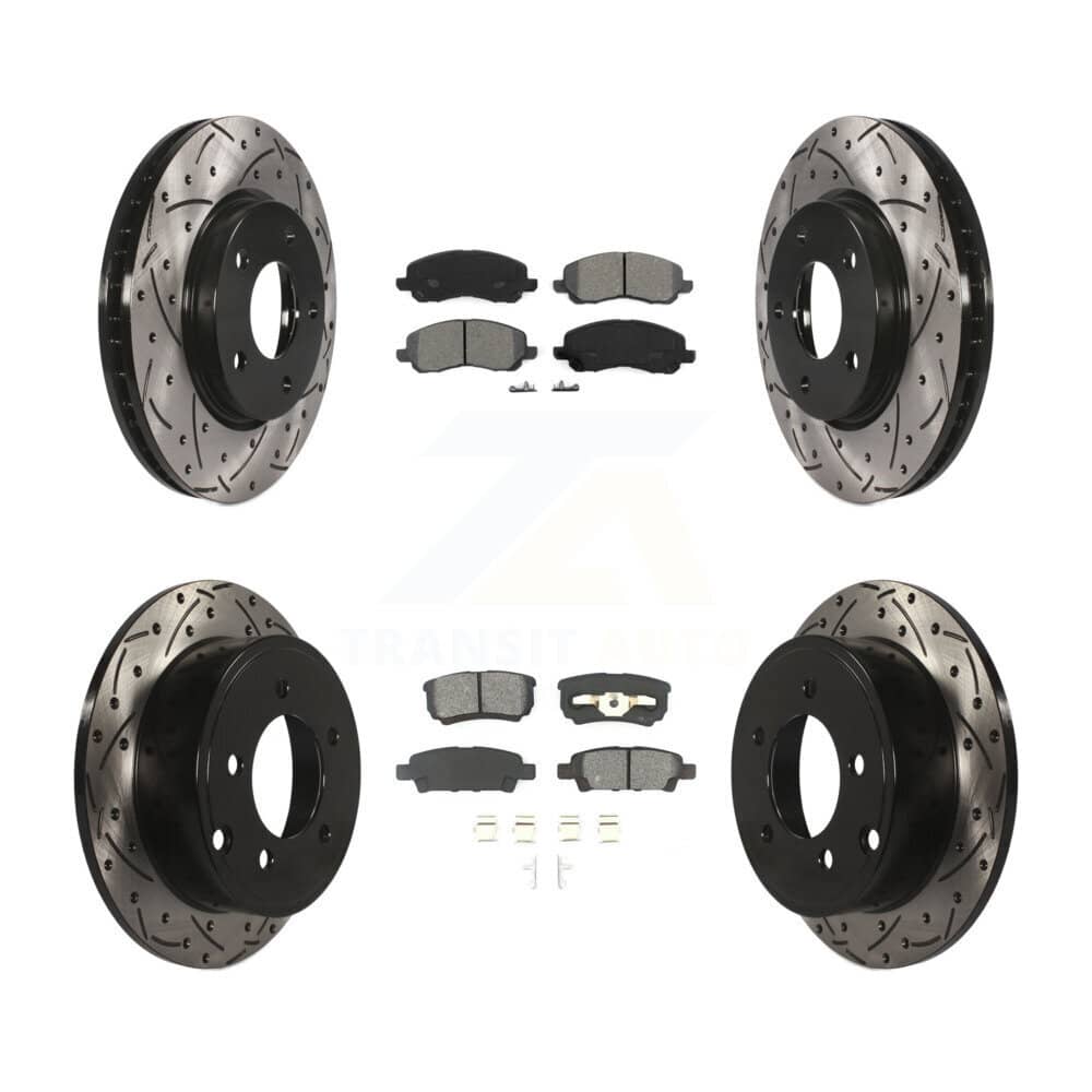Transit Auto - KDS-100231 - Front and Rear Disc Brake Kits