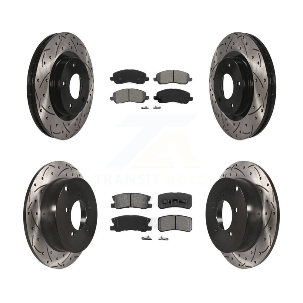 Transit Auto - KDS-100236 - Front and Rear Disc Brake Kits