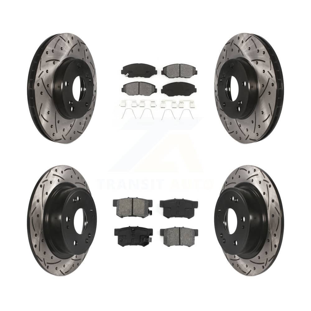 Transit Auto - KDS-100252 - Front and Rear Disc Brake Kits