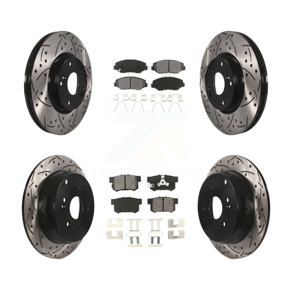 Transit Auto - KDS-100261 - Front and Rear Disc Brake Kits