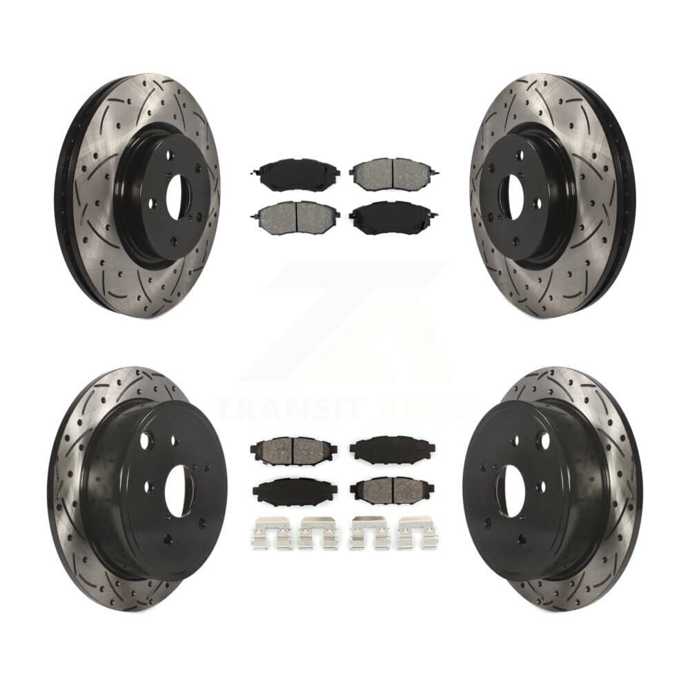 Transit Auto - KDS-100268 - Front and Rear Disc Brake Kits