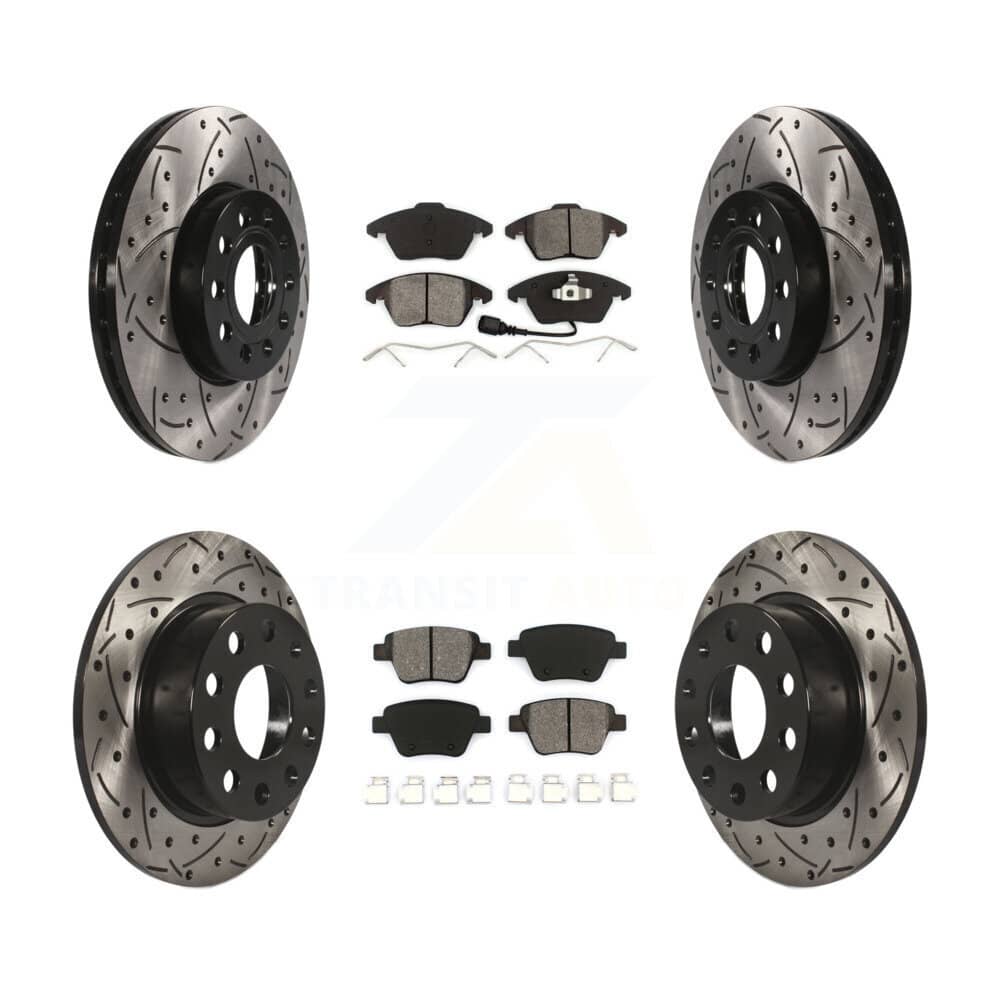 Transit Auto - KDS-100278 - Front and Rear Disc Brake Kits