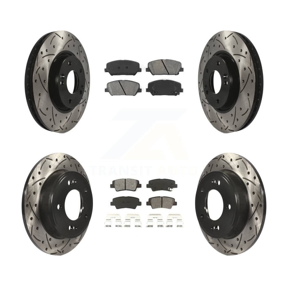 Transit Auto - KDS-100280 - Front and Rear Disc Brake Kits