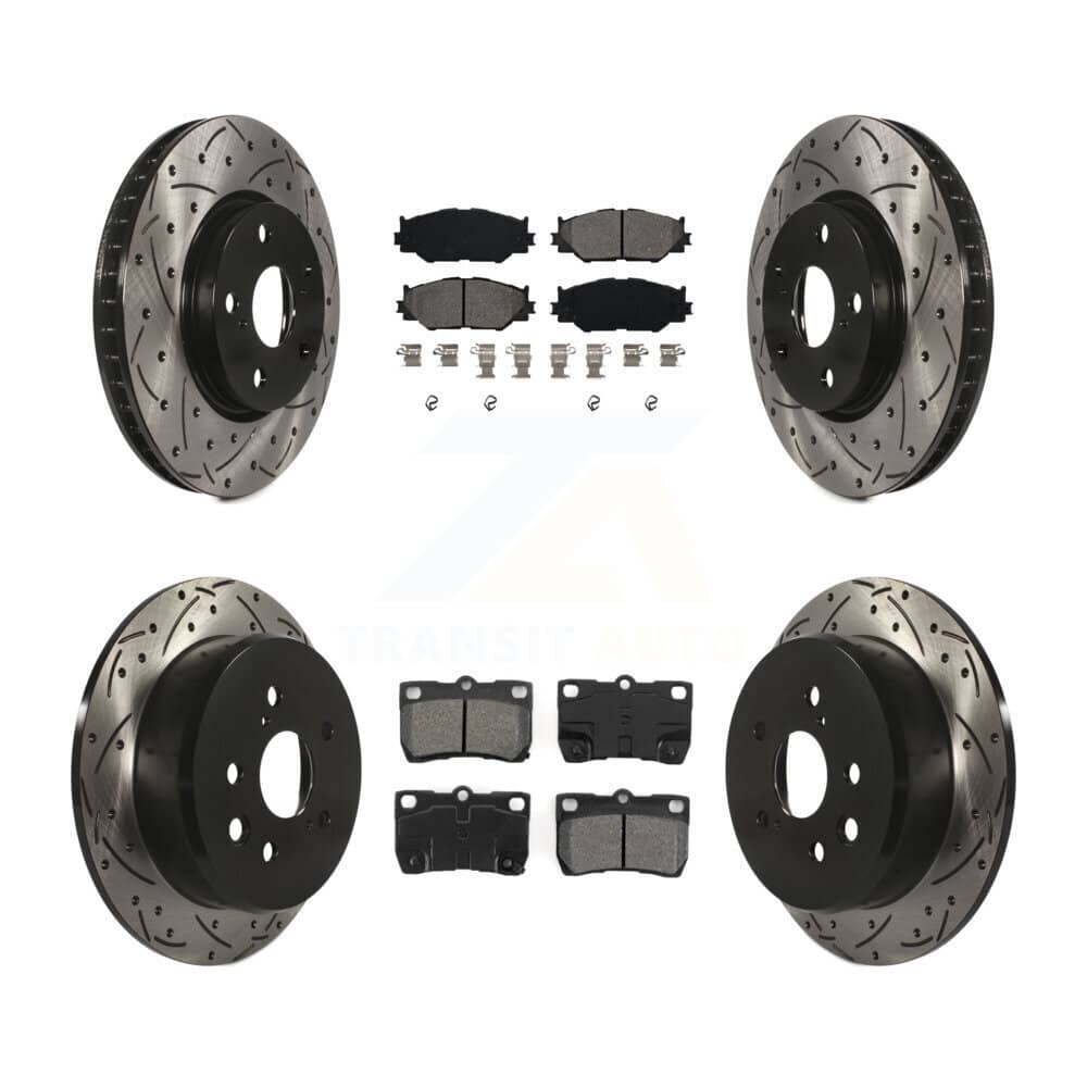 Transit Auto - KDS-100287 - Front and Rear Disc Brake Kits