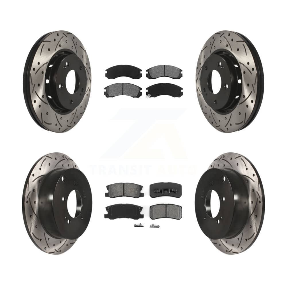Transit Auto - KDS-100339 - Front and Rear Disc Brake Kits