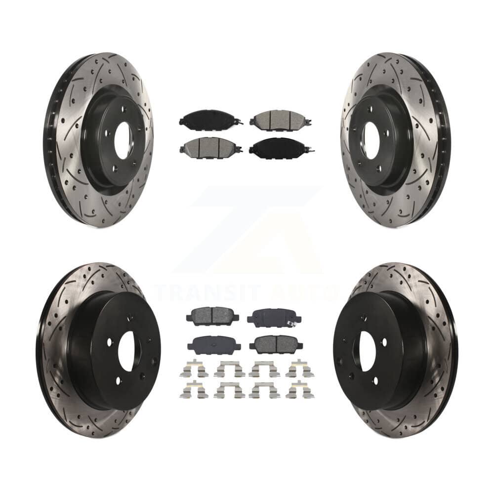 Transit Auto - KDS-100355 - Front and Rear Disc Brake Kits